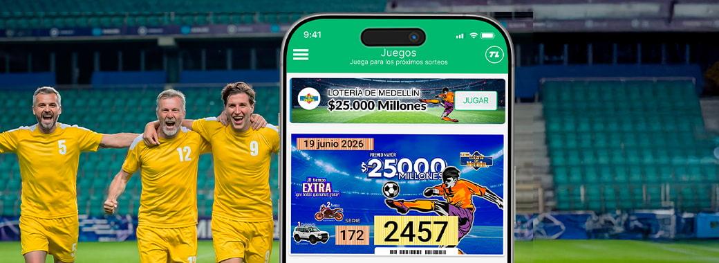 El balón rueda y el Extra de Medellín pone $25.000 millones en juego